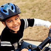 little boy on bike