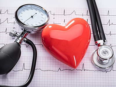 Cardiogram Of Heart Beat And Medical Equipment