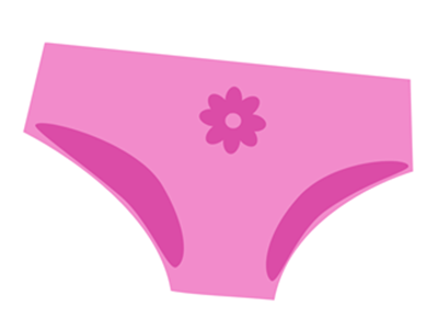 Stains female underwear Panties