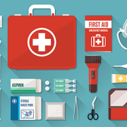 illustration of first aid kit