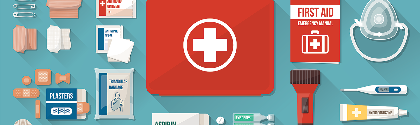 illustration of first aid kit