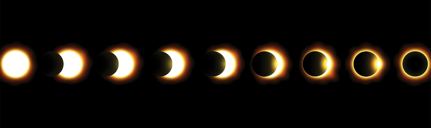phases of the sun during a solar eclipse