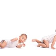 baby learning to crawl and walk