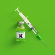 vitamin K bottle and syringe