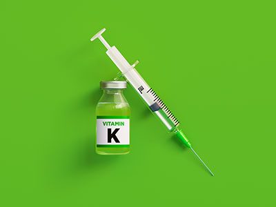 vitamin K bottle and syringe
